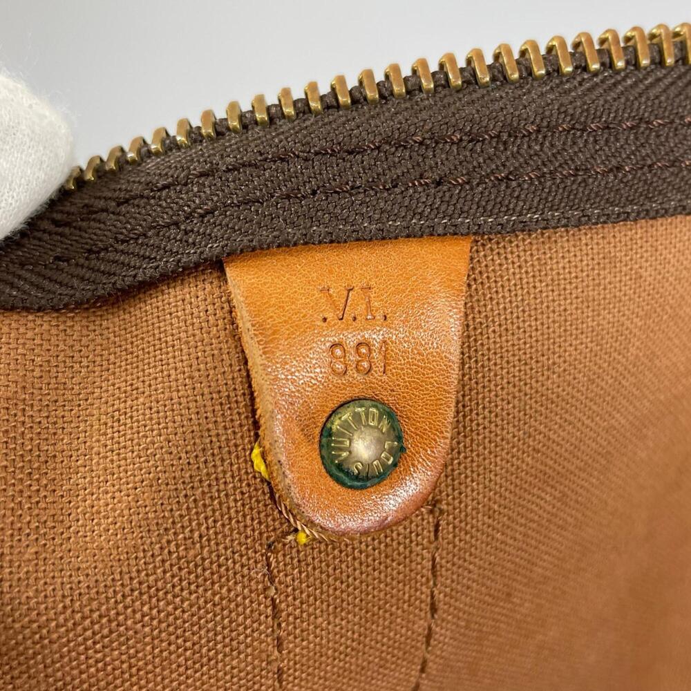 LOUIS VUITTON Brown Monogram Canvas Keepall 60 Boston Bag - Picture 10 of 15